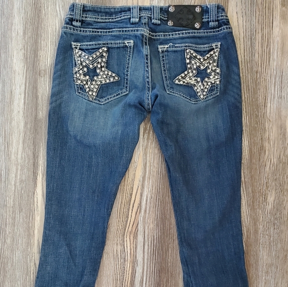 Miss Me Denim - Miss Me Jeans Size 27 Star Pockets